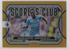 2021 Panini Prizm Premier League Raheem Sterling Gold Prizm #10 card