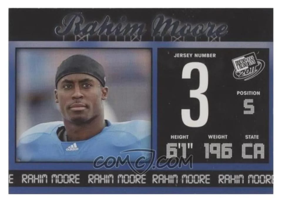 2011 Press Pass Rahim Moore #47 card