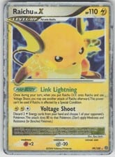 2008 Stormfront Raichu LV.X #99 card