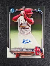 2025 Bowman Chrome Prospect Autographs Rainiel Rodriguez #CPA-RR