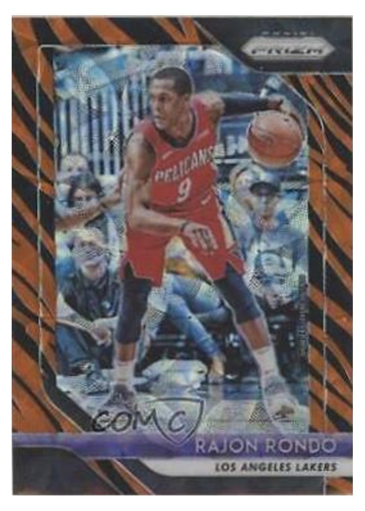2018-19 Panini Prizm Base Set Rajon Rondo #36 card