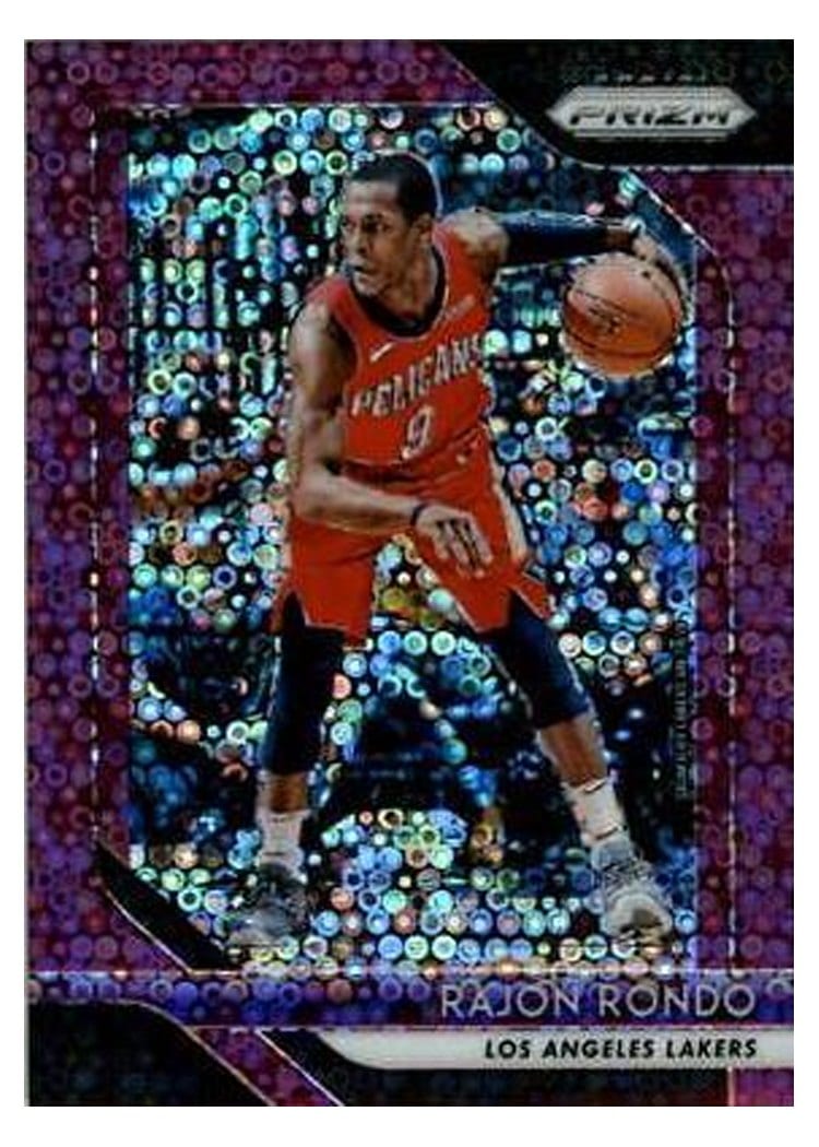 2018-19 Panini Prizm Base Set Rajon Rondo #36 card