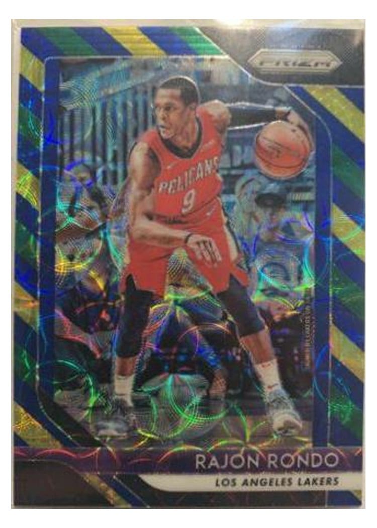 2018-19 Panini Prizm Base Set Rajon Rondo #36 card