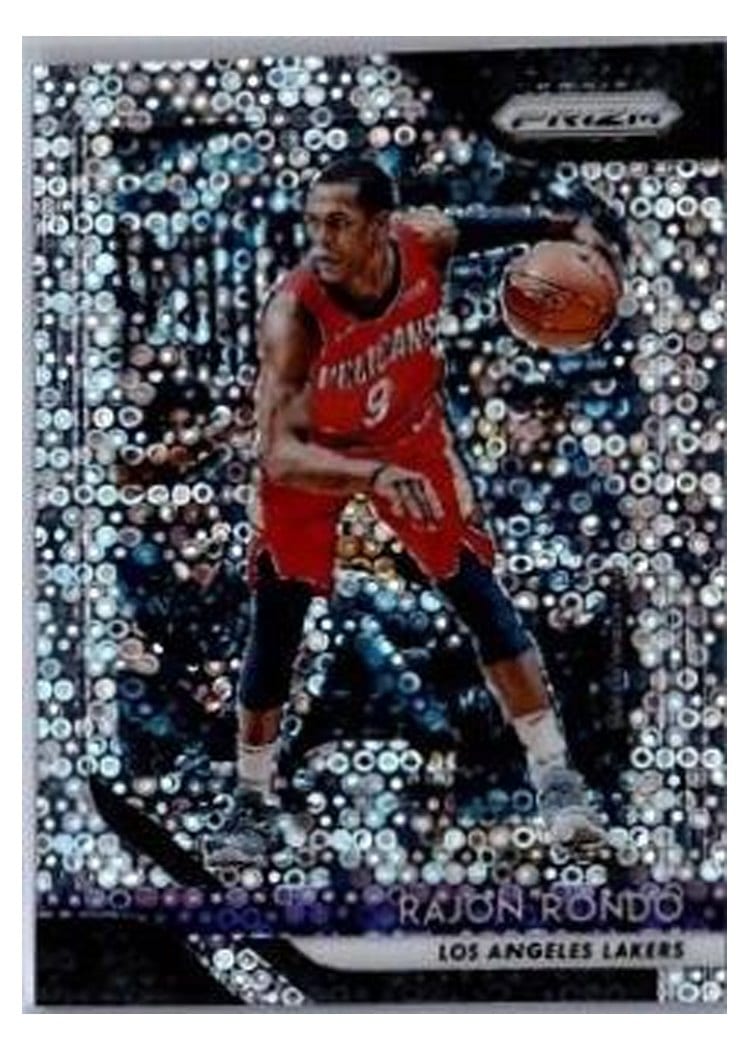 2018-19 Panini Prizm Base Set Rajon Rondo #36 card