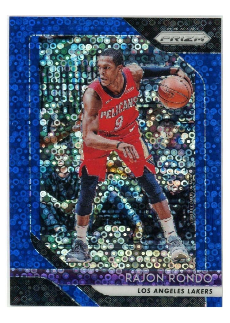 2018-19 Panini Prizm Base Set Rajon Rondo #36 card