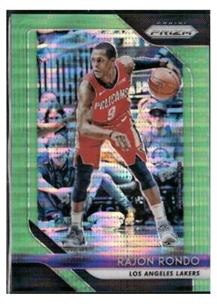 2018-19 Panini Prizm Base Set Rajon Rondo #36 card
