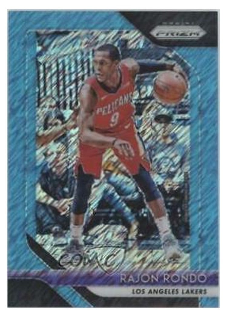 2018-19 Panini Prizm Base Set Rajon Rondo #36 card