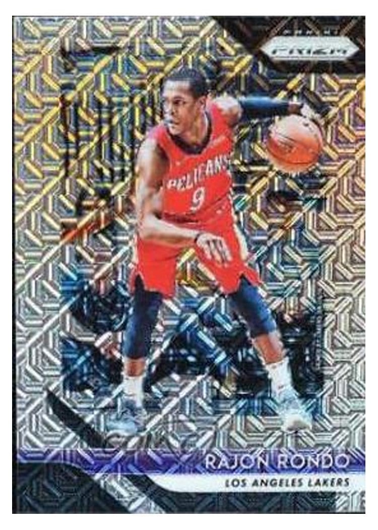 2018-19 Panini Prizm Base Set Rajon Rondo #36 card