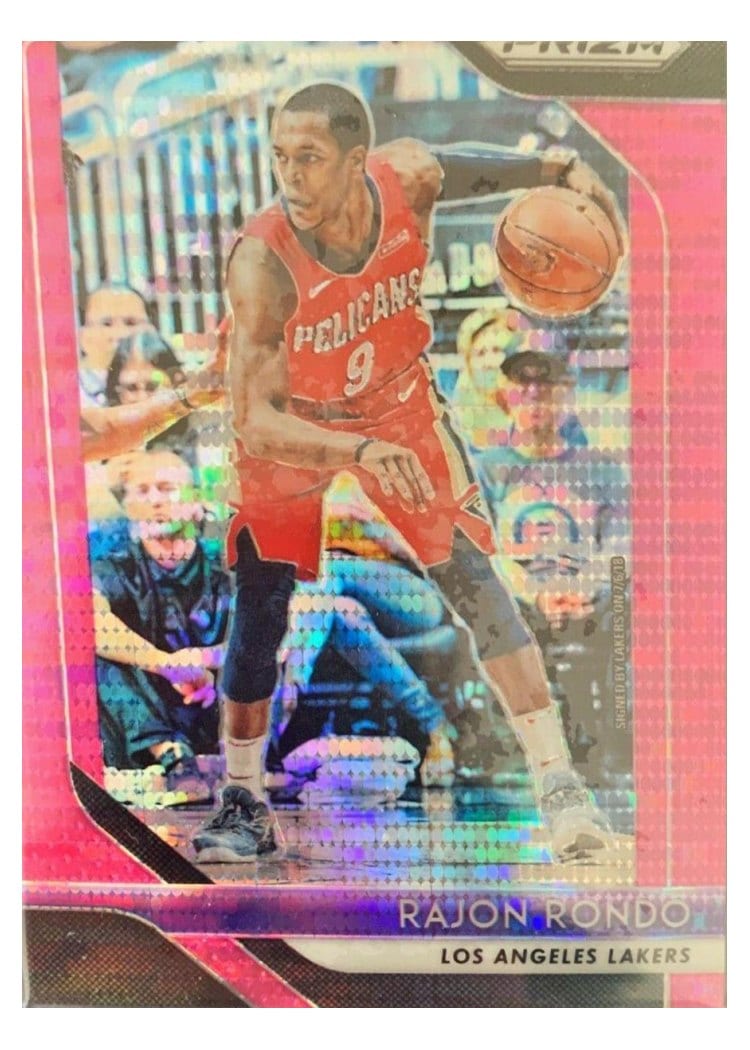 2018-19 Panini Prizm Base Set Rajon Rondo #36 card