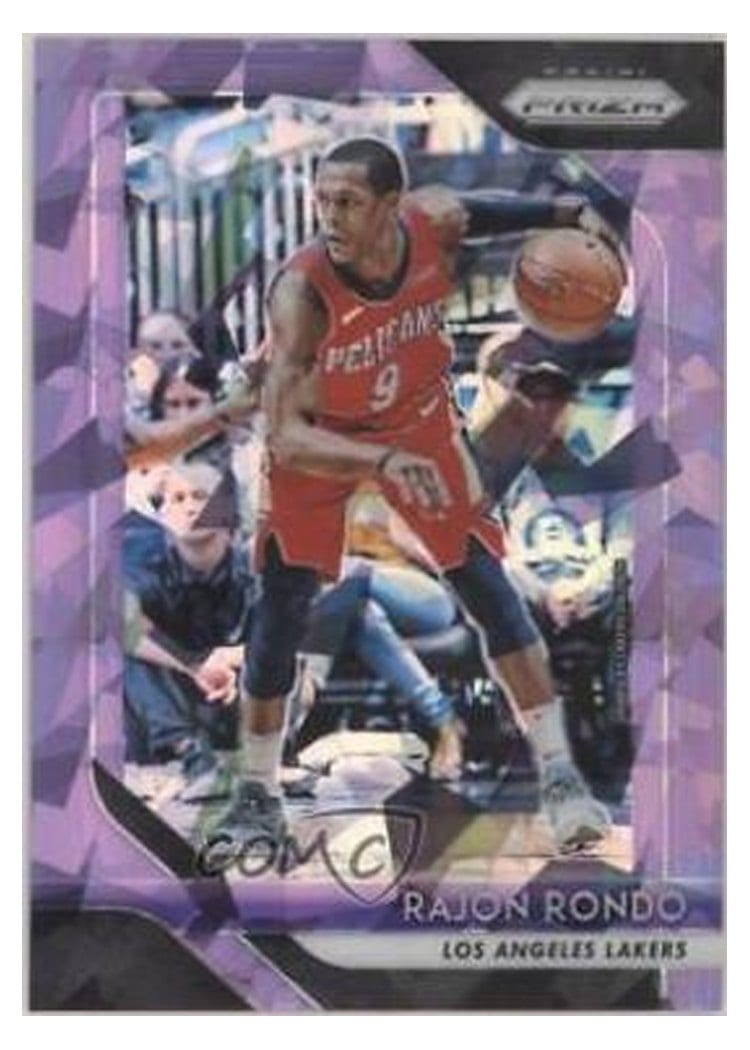 2018-19 Panini Prizm Base Set Rajon Rondo #36 card