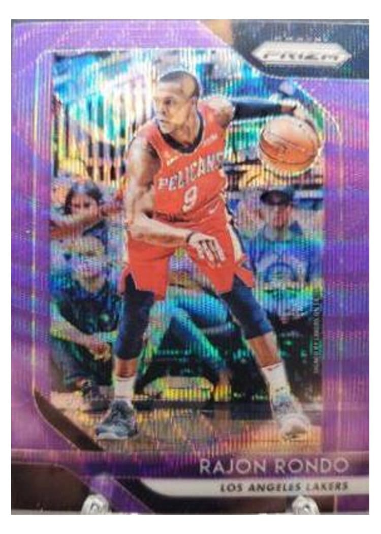 2018-19 Panini Prizm Base Set Rajon Rondo #36 card