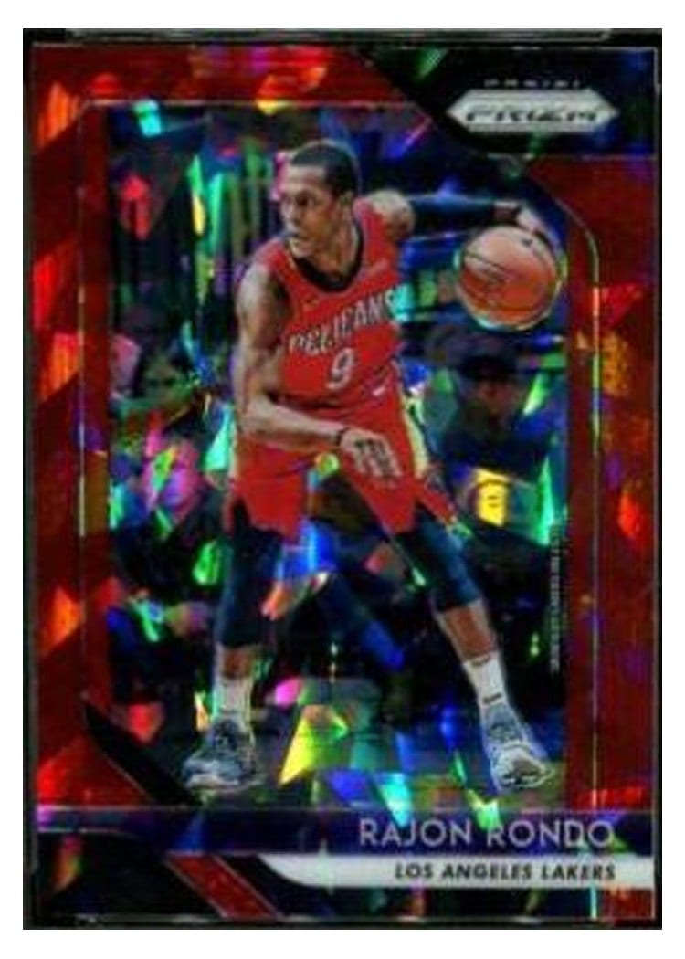 2018-19 Panini Prizm Base Set Rajon Rondo #36 card