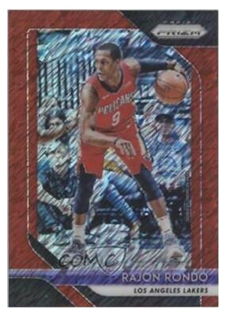 2018-19 Panini Prizm Base Set Rajon Rondo #36 card