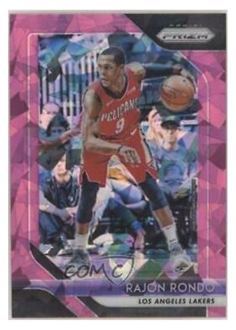 2018-19 Panini Prizm Base Set Rajon Rondo #36 card