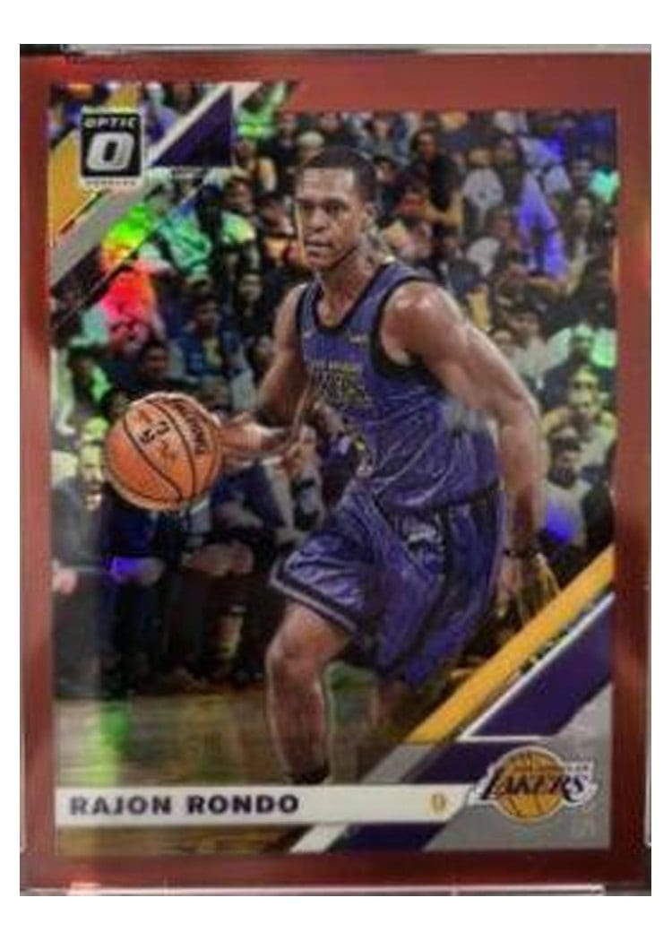 2019-20 Donruss Optic Base Set Rajon Rondo #100 card