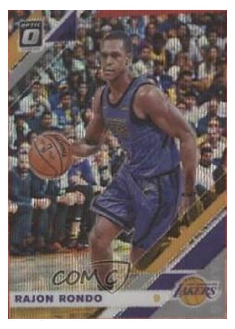 2019-20 Donruss Optic Base Set Rajon Rondo #100 card