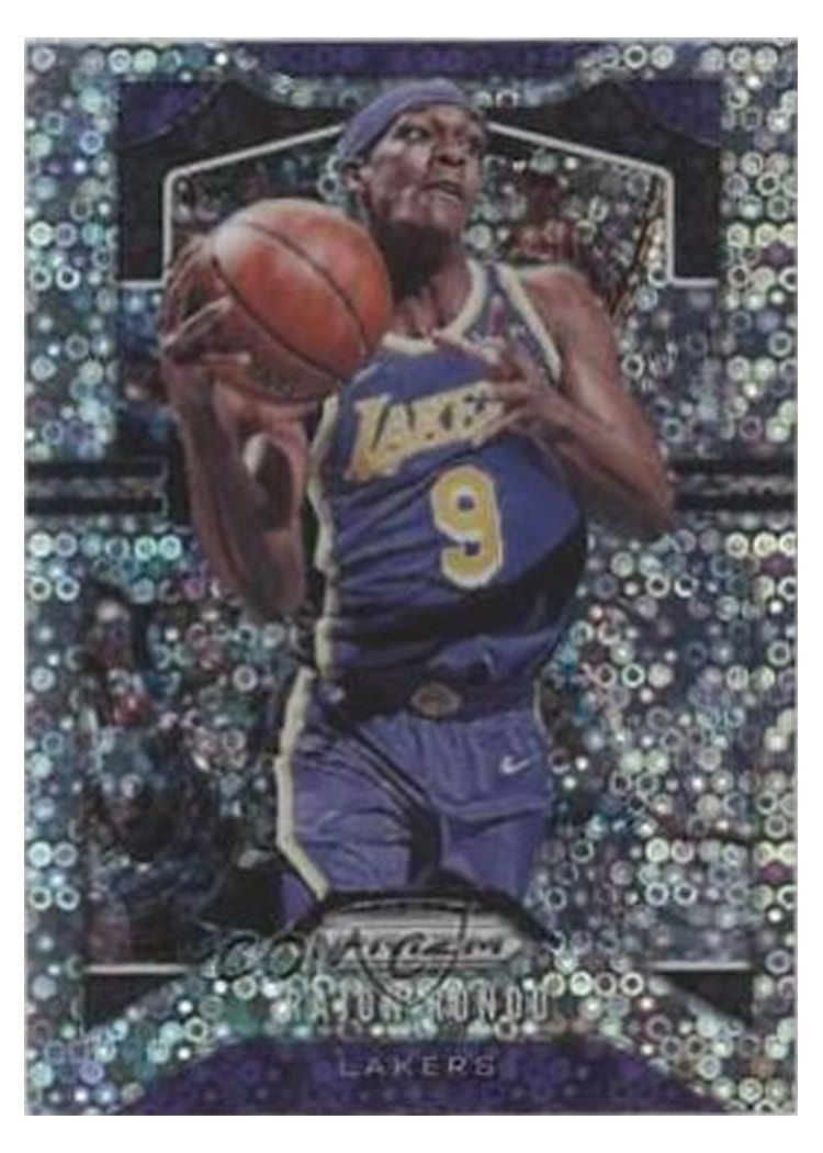 2019-20 Panini Prizm Base Set Rajon Rondo Fast Break Prizm #223 card