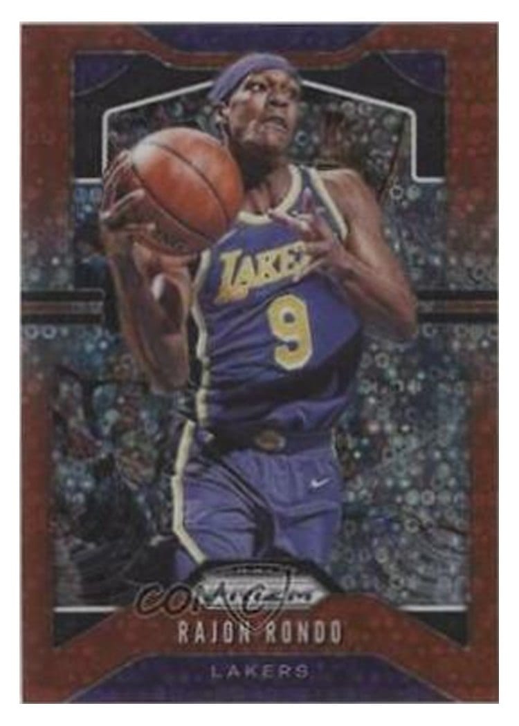 2019-20 Panini Prizm Base Set Rajon Rondo #223 card
