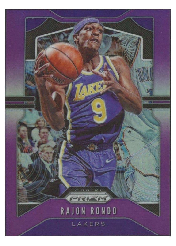 2019-20 Panini Prizm Base Set Rajon Rondo #223 card