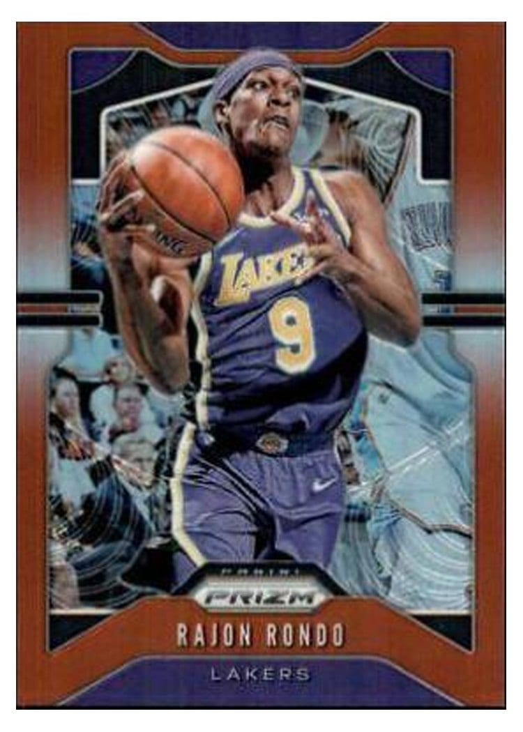 2019-20 Panini Prizm Base Set Rajon Rondo Red Prizm #223 card