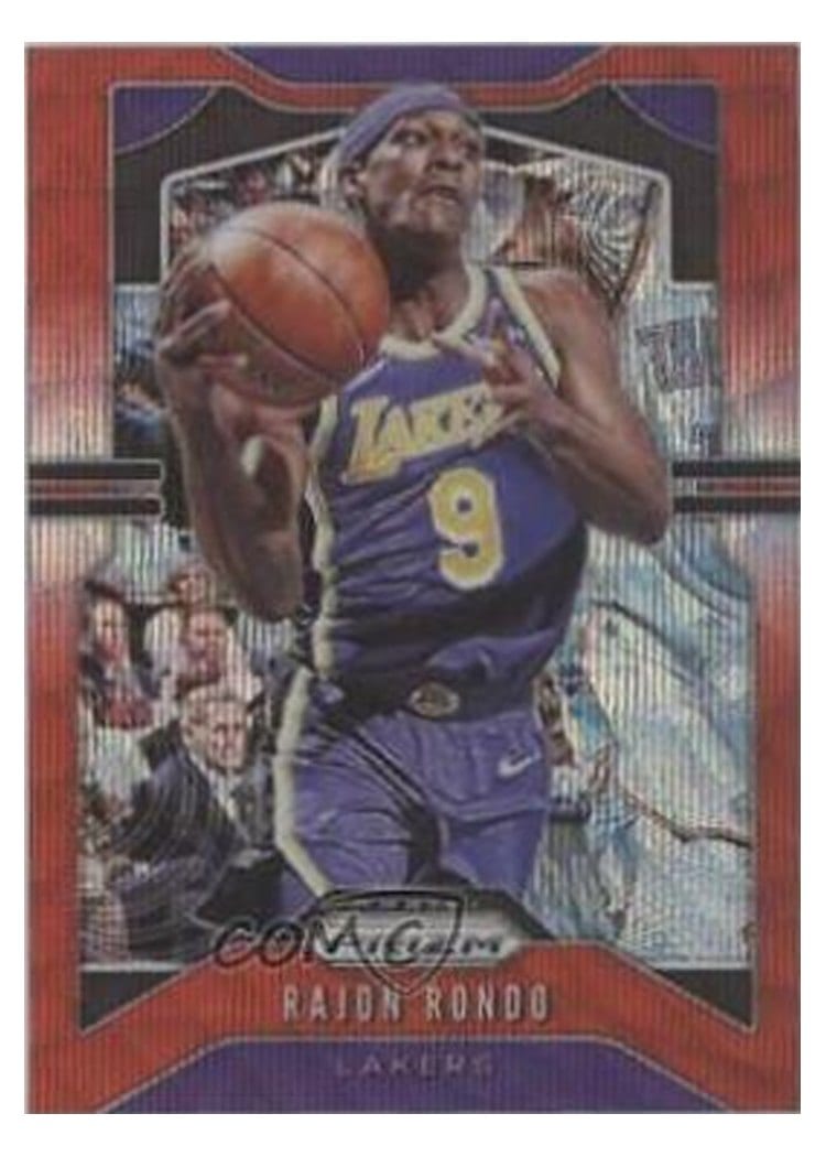 2019-20 Panini Prizm Base Set Rajon Rondo #223 card