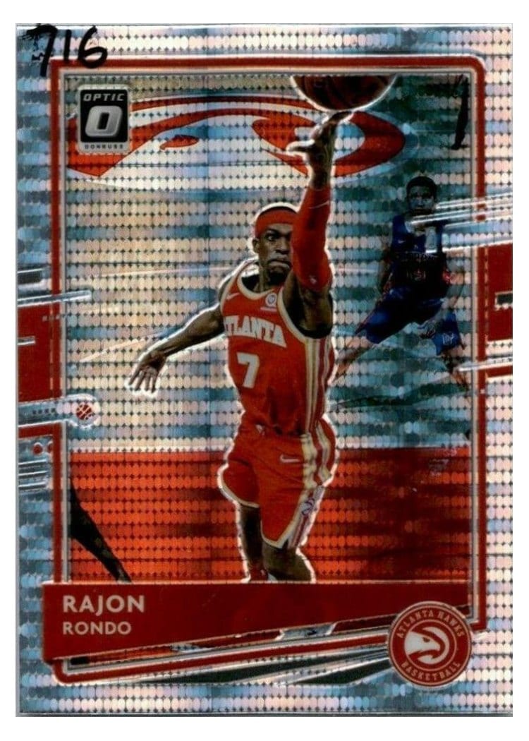 2020-21 Donruss Optic Base Set Rajon Rondo #107 card