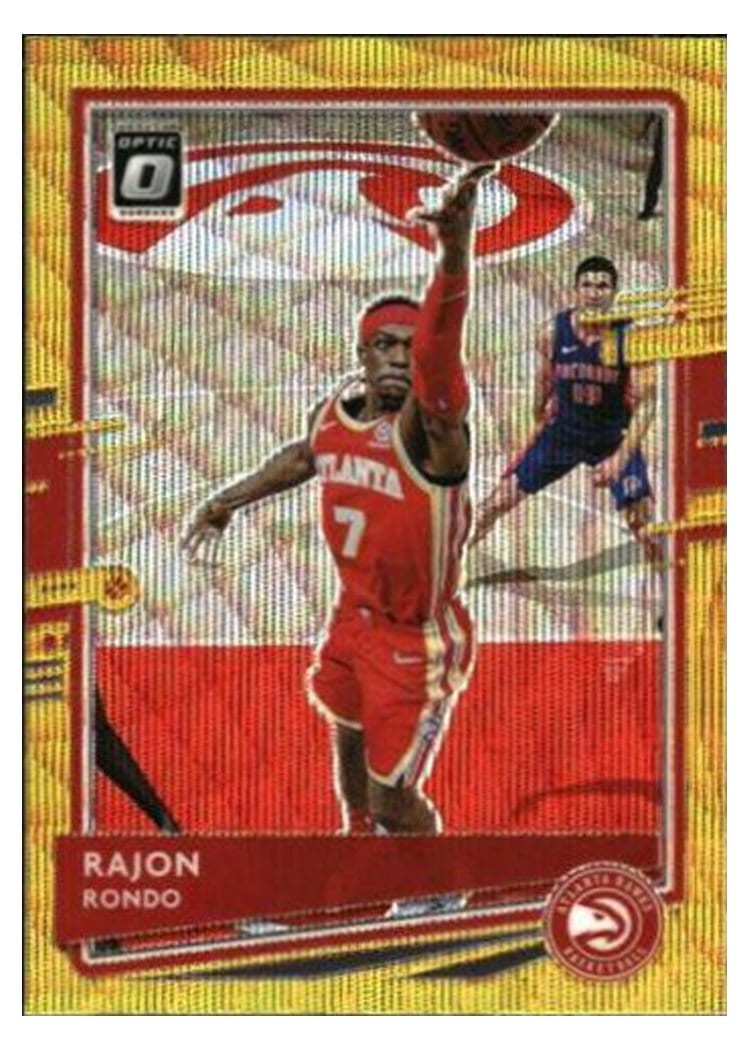 2020-21 Donruss Optic Base Set Rajon Rondo #107 card
