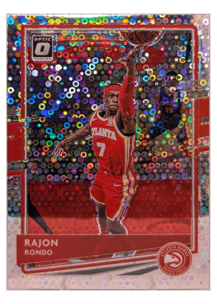 2020-21 Donruss Optic Base Set Rajon Rondo #107 card