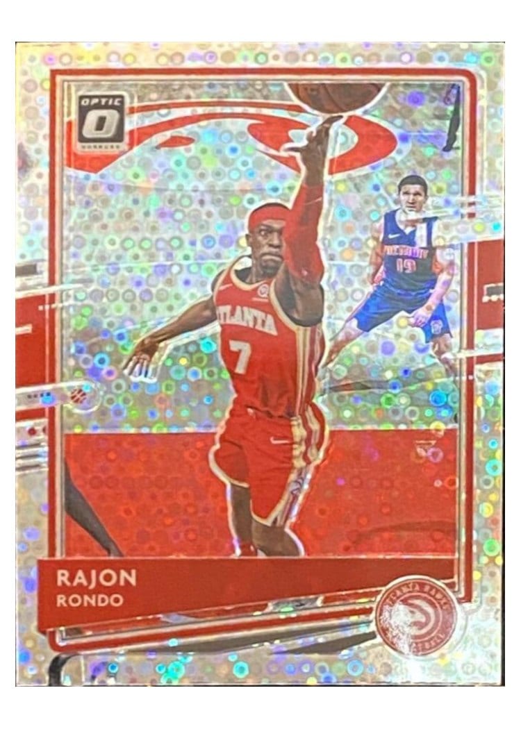 2020-21 Donruss Optic Base Set Rajon Rondo #107 card