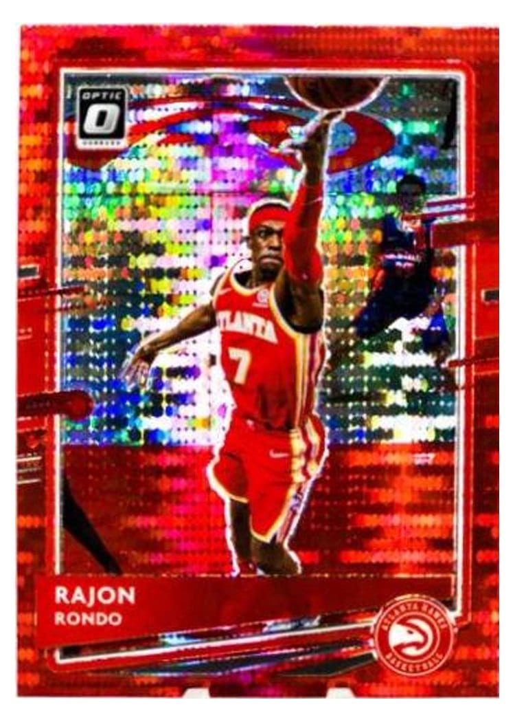 2020-21 Donruss Optic Base Set Rajon Rondo #107 card