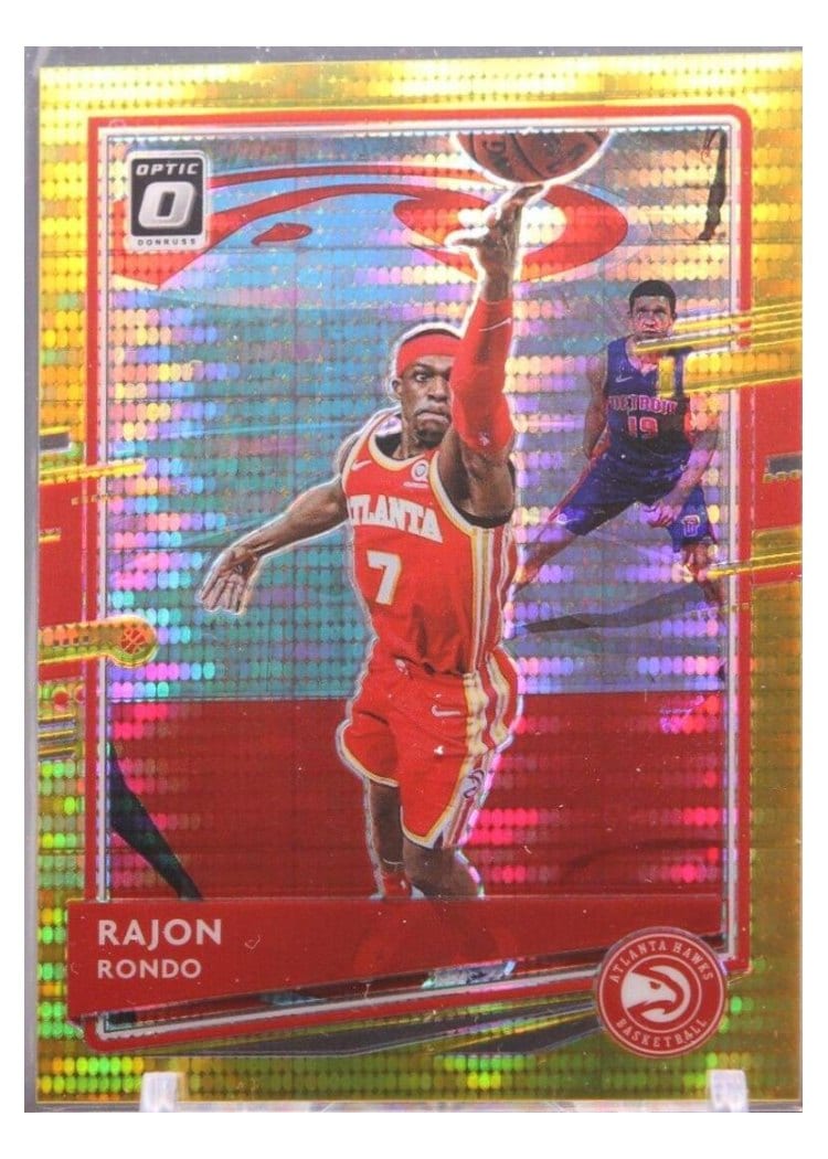 2020-21 Donruss Optic Base Set Rajon Rondo #107 card
