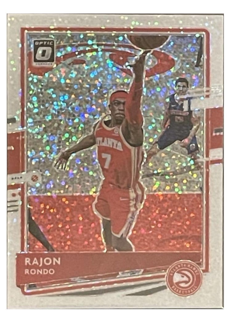 2020-21 Donruss Optic Base Set Rajon Rondo #107 card