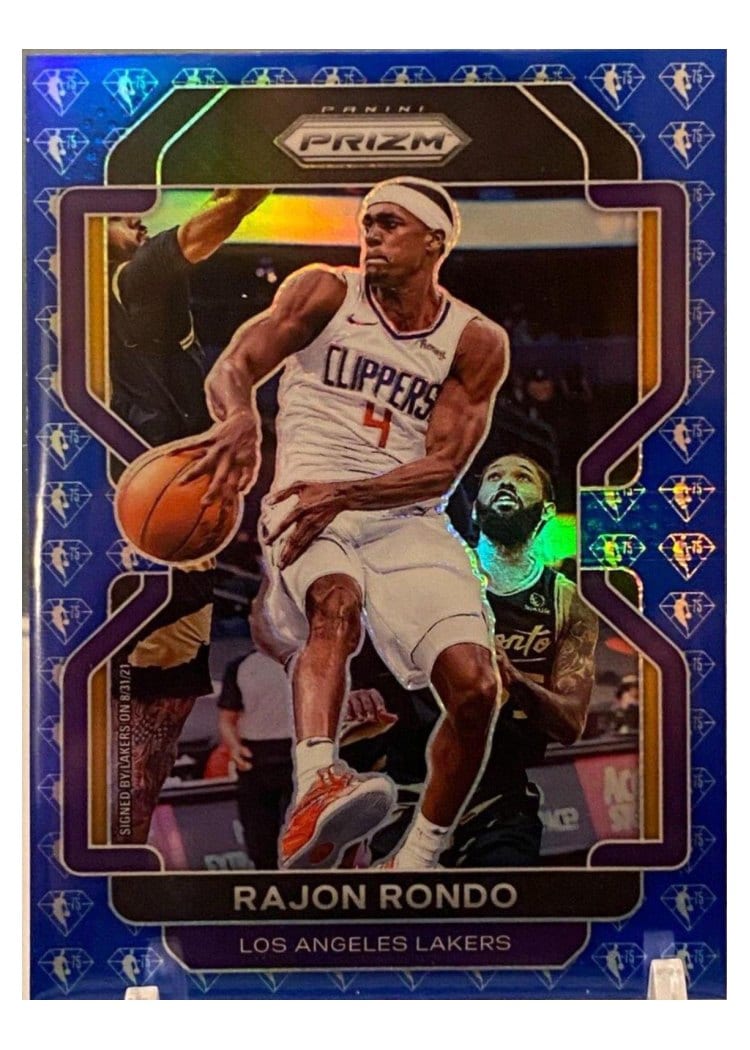 2021-22 Panini Prizm Base Set Rajon Rondo #104 card