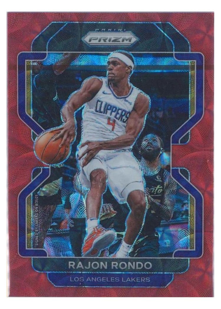 2021-22 Panini Prizm Base Set Rajon Rondo #104 card