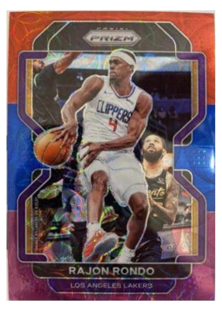 2021-22 Panini Prizm Base Set Rajon Rondo #104 card