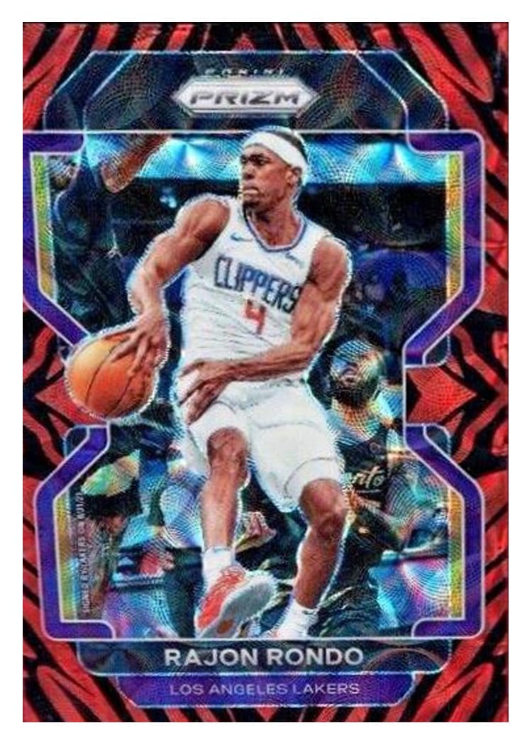 2021-22 Panini Prizm Base Set Rajon Rondo #104 card