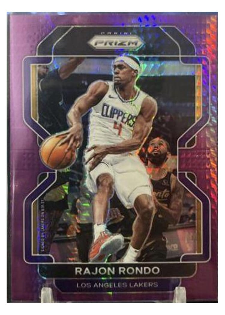 2021-22 Panini Prizm Base Set Rajon Rondo #104 card