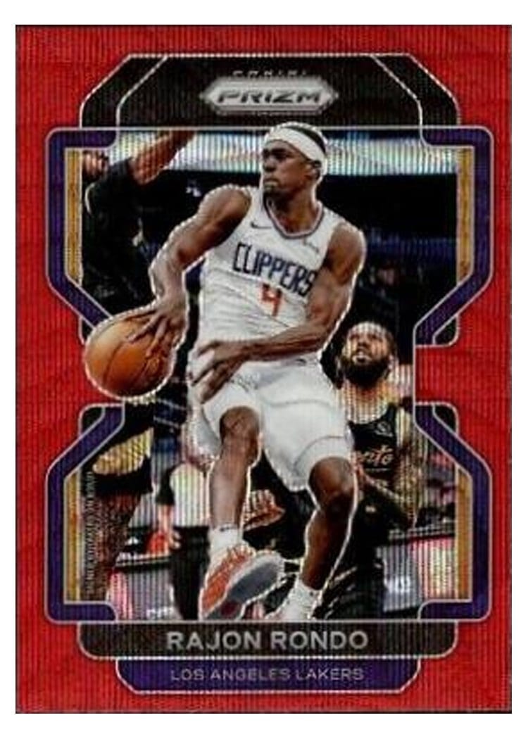 2021-22 Panini Prizm Base Set Rajon Rondo #104 card