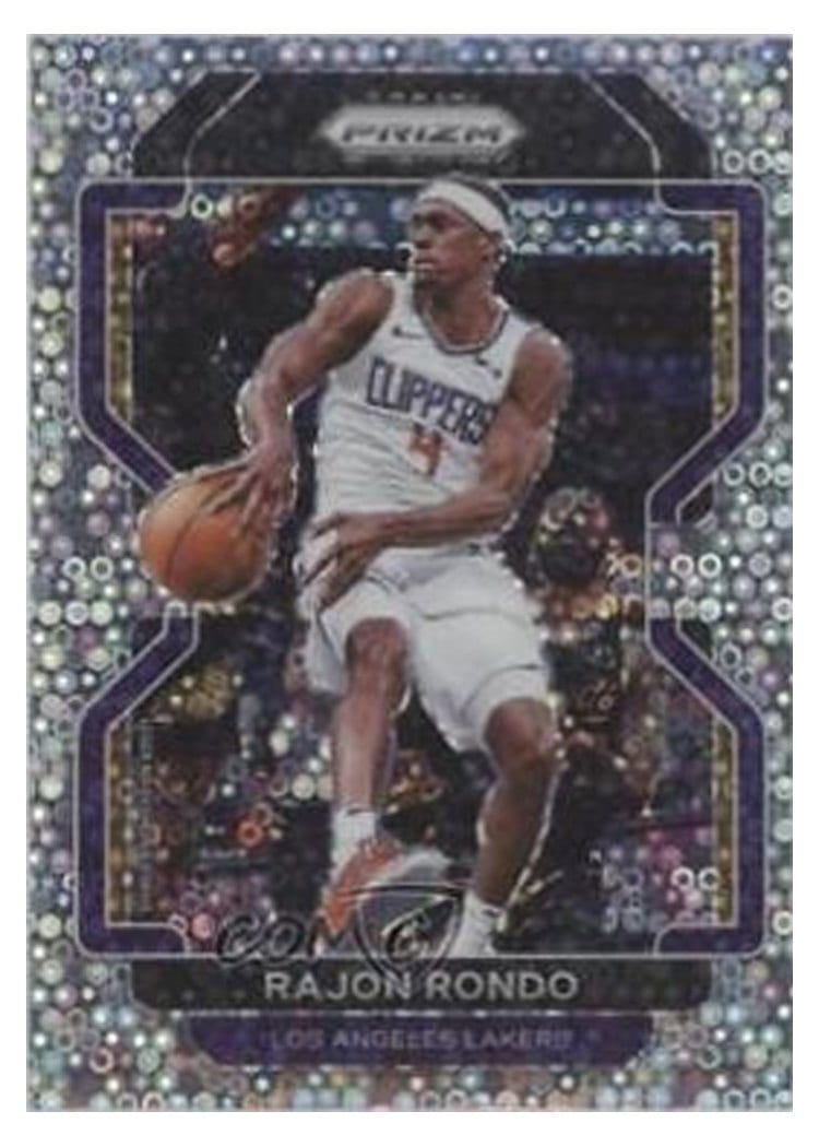 2021-22 Panini Prizm Base Set Rajon Rondo #104 card
