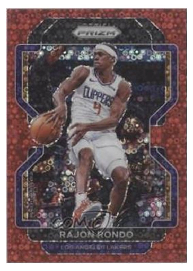 2021-22 Panini Prizm Base Set Rajon Rondo #104 card