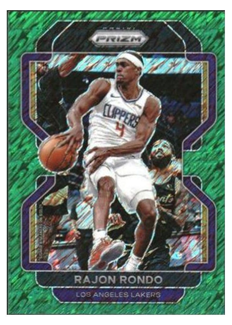 2021-22 Panini Prizm Base Set Rajon Rondo #104 card