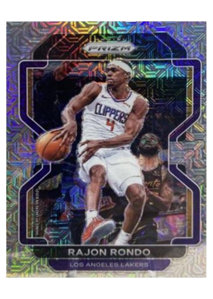 2021-22 Panini Prizm Base Set Rajon Rondo #104 card