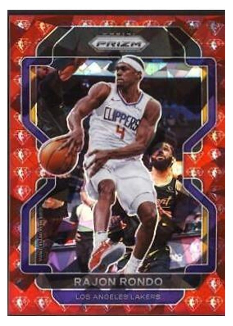 2021-22 Panini Prizm Base Set Rajon Rondo #104 card