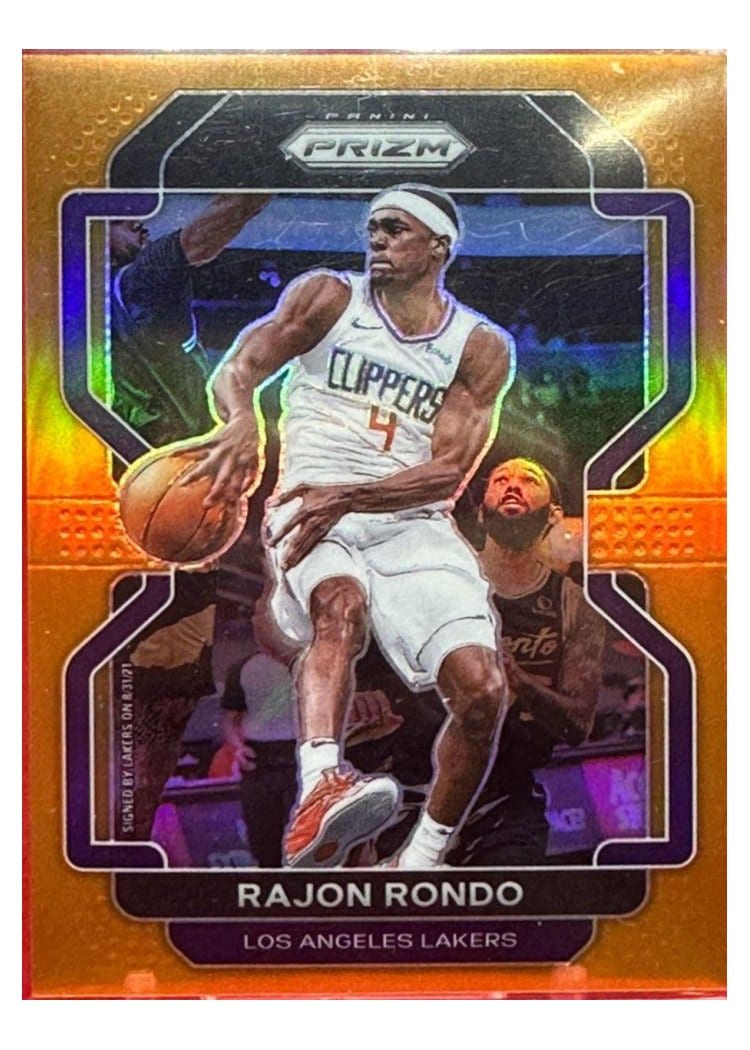 2021-22 Panini Prizm Base Set Rajon Rondo #104 card