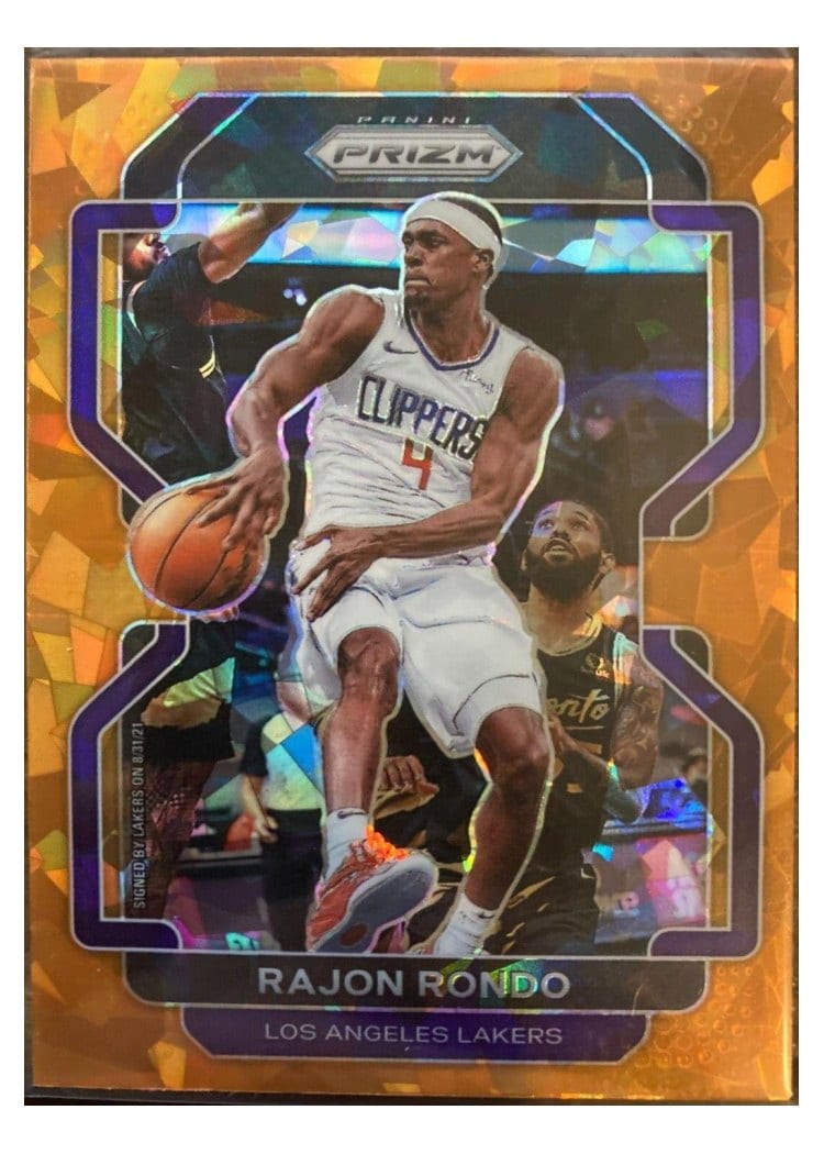 2021-22 Panini Prizm Base Set Rajon Rondo #104 card