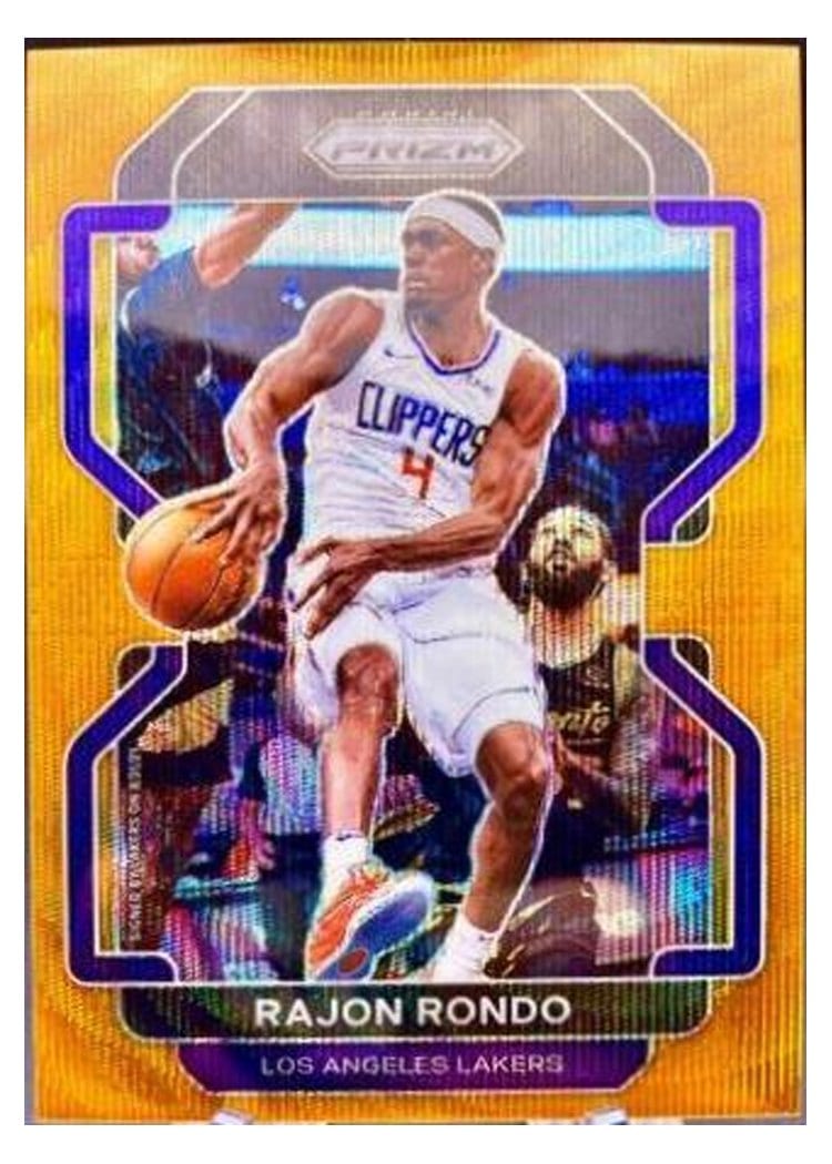 2021-22 Panini Prizm Base Set Rajon Rondo #104 card