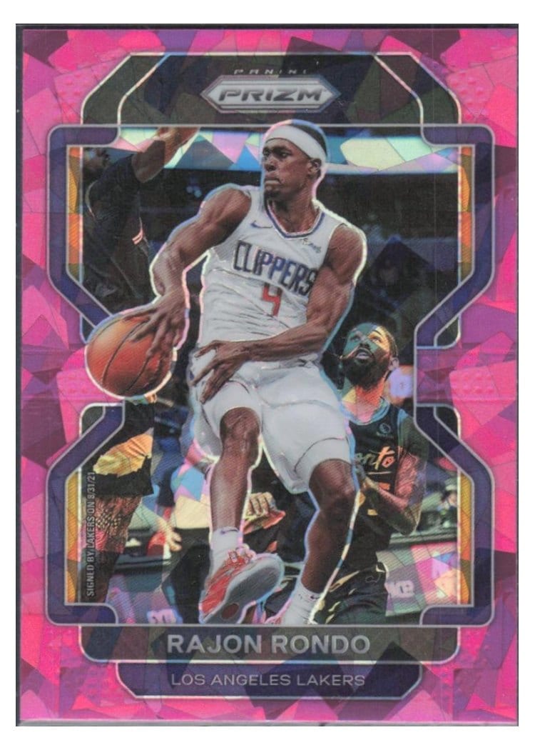 2021-22 Panini Prizm Base Set Rajon Rondo #104 card