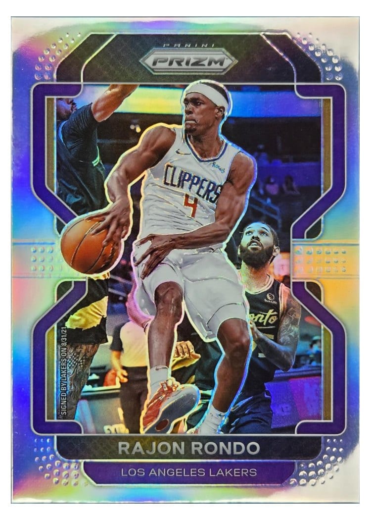 2021-22 Panini Prizm Base Set Rajon Rondo #104 card
