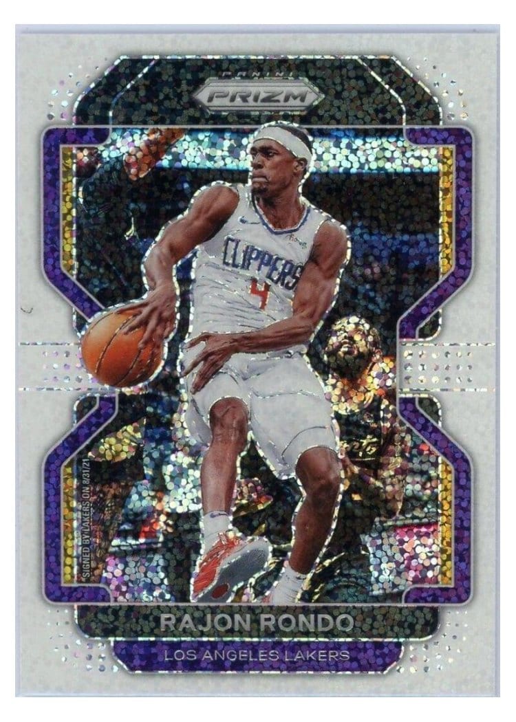2021-22 Panini Prizm Base Set Rajon Rondo #104 card