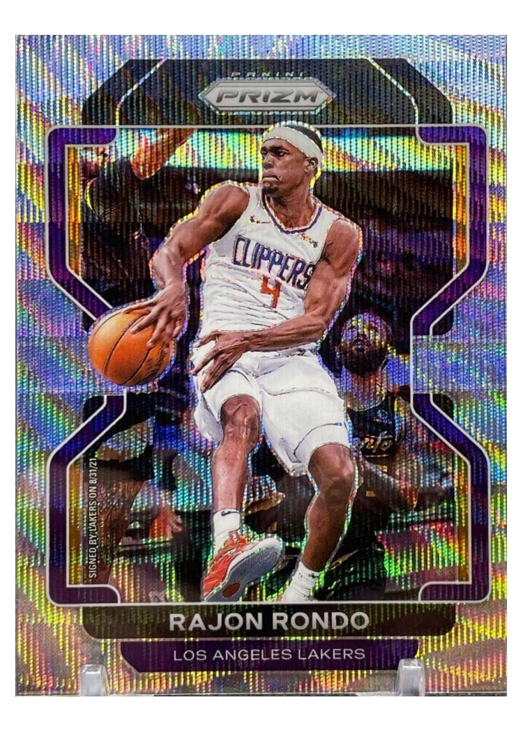 2021-22 Panini Prizm Base Set Rajon Rondo #104 card